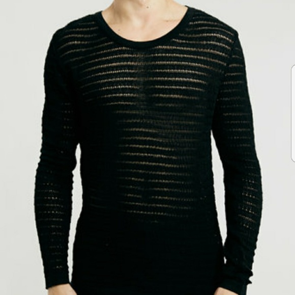 Topman Other - Topman Open Knit Mesh Jumper/Sweater